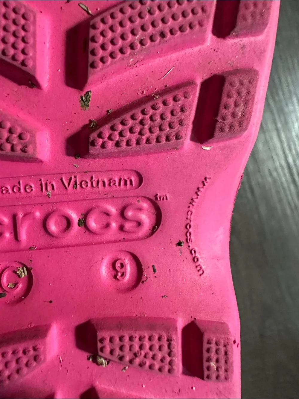 CROCS Kids Bright Pink Pull-On Rain Boots